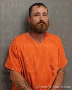 Mugshot of CODY JOSHUA WYRICK booked in Kimble County, Texas on April 18, 2026