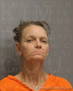 Mugshot of REBECCA ANNE SIMMONS booked in Kimble County, Texas on May 9, 2026