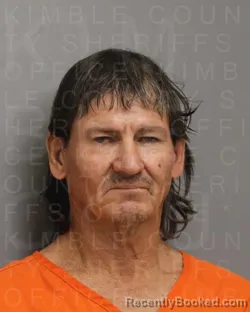 Mugshot of CLINT BROOKS WALKER booked in Kimble County, Texas on May 9, 2026