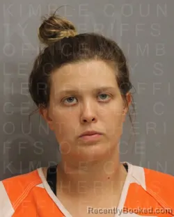 Mugshot of HALEY MADISON THORNBURG booked in Kimble County, Texas on May 10, 2026