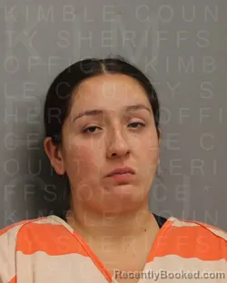 Mugshot of ISELLA YVETTE NICKELSON booked in Kimble County, Texas on May 18, 2026