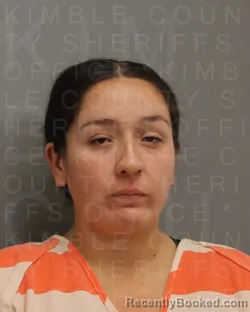 Mugshot of ISELLA YVETTE NICKELSON booked in Kimble County, Texas on May 18, 2026