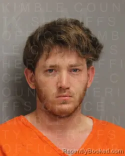 Mugshot of WILLIAM AUSTIN THOMAS LOMBRANA booked in Kimble County, Texas on May 23, 2026