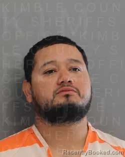 Mugshot of DEREK RIVERA booked in Kimble County, Texas on May 23, 2026