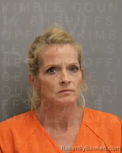 Mugshot of HEIDI YVONNE GARDNER booked in Kimble County, Texas on June 8, 2026