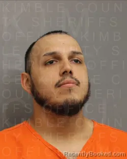 Mugshot of JOSE ANGEL MARTINEZ booked in Kimble County, Texas on June 8, 2026