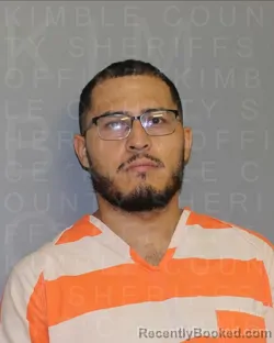 Mugshot of OBETH SAUL ESPINOLA-RODRIGUEZ booked in Kimble County, Texas on June 22, 2026