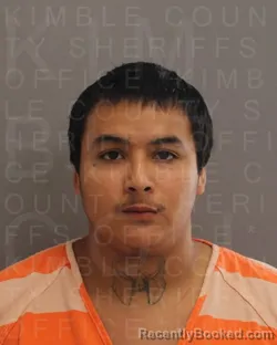 Mugshot of LUKE RYAN MARRUJO booked in Kimble County, Texas on June 24, 2026
