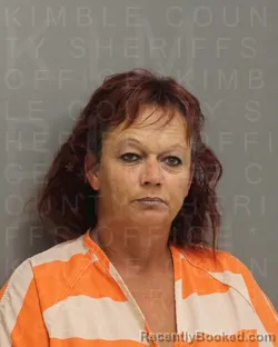 Mugshot of SHERRIE MICHELLE HICKENBOTTOM booked in Kimble County, Texas on June 24, 2026