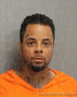 Mugshot of AVONTE DEVON HAIRSTON booked in Kimble County, Texas on July 20, 2026