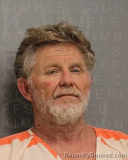 Mugshot of Ian Marshall Davis booked in Kimble County, Texas on August 5, 2026