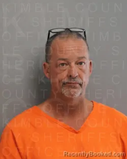 Mugshot of Samuel Troy Crawford booked in Kimble County, Texas on August 9, 2026