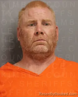 Mugshot of Kenneth Ray Clayburg booked in Kimble County, Texas on August 18, 2026