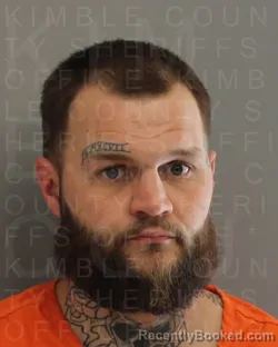 Mugshot of Jason Dean Ward booked in Kimble County, Texas on August 19, 2026