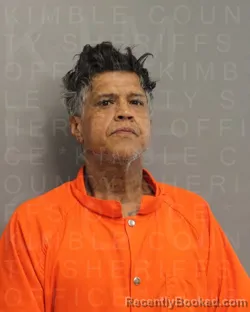 Mugshot of Luis Hector Gonzalez booked in Kimble County, Texas on August 29, 2026