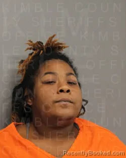 Mugshot of Quentella Ann Marie Minor booked in Kimble County, Texas on September 1, 2026