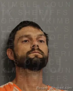 Mugshot of Jonathan Shelby Thomas booked in Kimble County, Texas on September 2, 2026