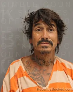 Mugshot of Michael Allen Aguerro booked in Kimble County, Texas on September 4, 2026