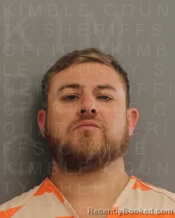 Mugshot of Collin Wayne Lanford booked in Kimble County, Texas on September 5, 2026