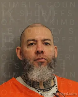 Mugshot of Pedro Luis Roque booked in Kimble County, Texas on September 8, 2026