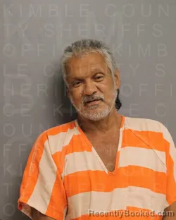 Mugshot of Margarito Flores booked in Kimble County, Texas on September 15, 2026