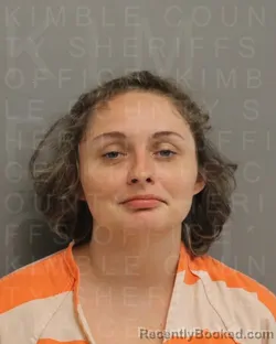 Mugshot of Kyra Renea Martin booked in Kimble County, Texas on October 6, 2026