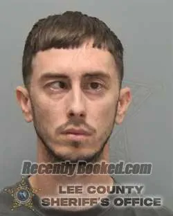 Booking photo from Lee County, Florida