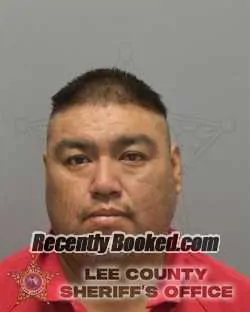 Booking photo from Lee County, Florida