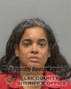 Booking photo from Lee County, Florida