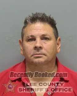 Booking photo from Lee County, Florida