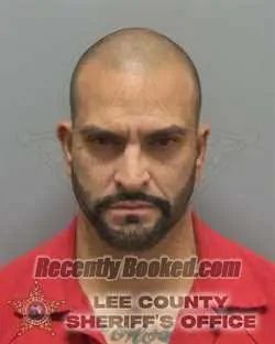 Booking photo from Lee County, Florida