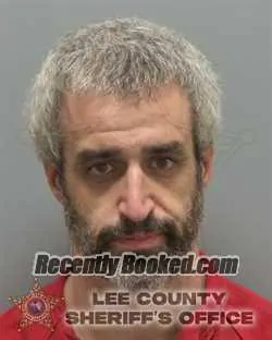 Booking photo from Lee County, Florida