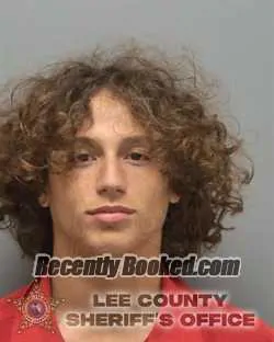 Booking photo from Lee County, Florida