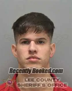 Booking photo from Lee County, Florida