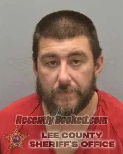 Booking photo from Lee County, Florida