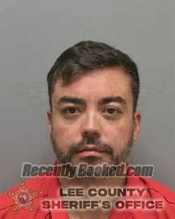 Booking photo from Lee County, Florida