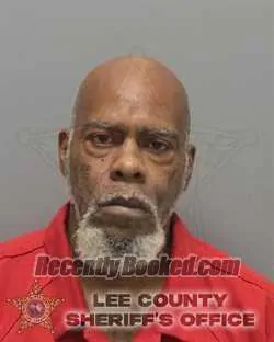 Booking photo from Lee County, Florida