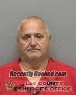 Booking photo from Lee County, Florida