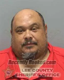 Booking photo from Lee County, Florida