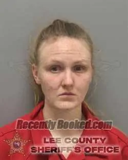 Booking photo from Lee County, Florida
