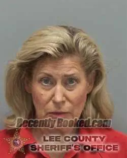 Booking photo from Lee County, Florida