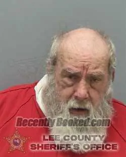 Booking photo from Lee County, Florida