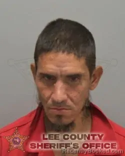 Booking photo from Lee County, Florida