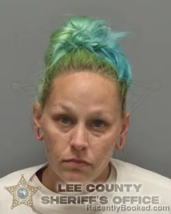 Booking photo from Lee County, Florida