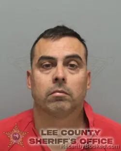 Booking photo from Lee County, Florida