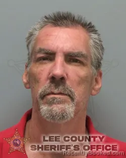 Booking photo from Lee County, Florida