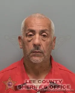 Booking photo from Lee County, Florida
