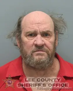 Booking photo from Lee County, Florida