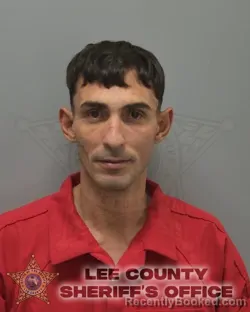 Booking photo from Lee County, Florida