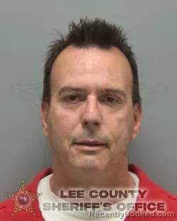 Booking photo from Lee County, Florida